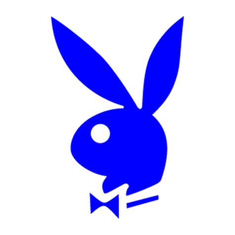 playboy bunny logo blue